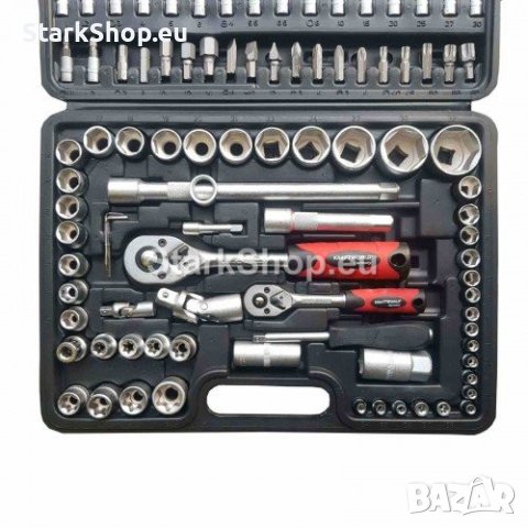 Професионално немско гедоре в куфар 108 части – KraftWorld, снимка 2 - Гедорета - 41670276