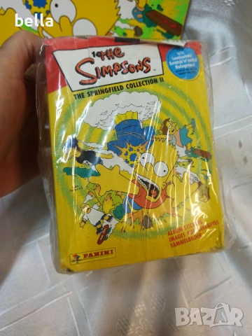 Албум за стикери "Семейство Симпсън: Колекция стикери от Спрингфийлд II" ("The Simpsons: Die Springf, снимка 4 - Колекции - 51622916