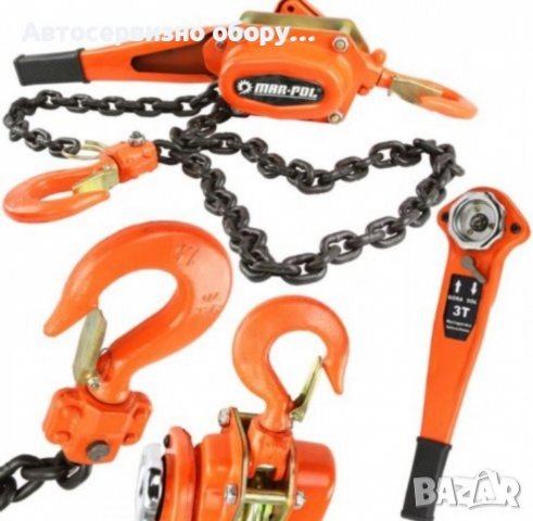 ВЕРИЖНА ЛЕБЕДКА С ТРЕСЧОТКА 3000KG KIFOR RUKCUG