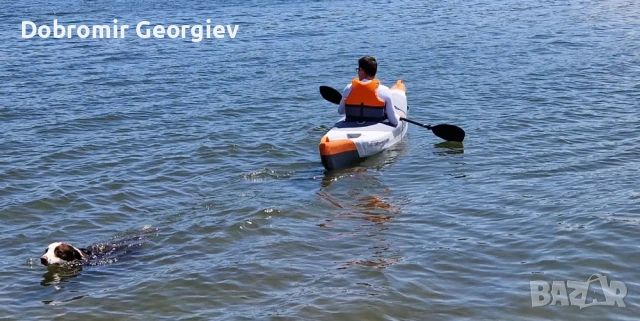 Надуваем dropstitch каяк ITWIT X500 + неопренова шприцка, снимка 5 - Водни спортове - 53811025