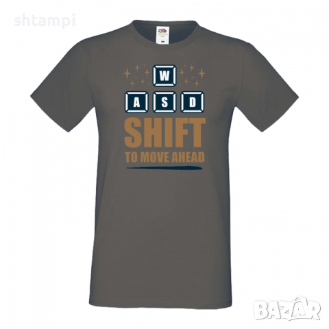 Мъжка тениска WASD Shift To Move, снимка 8 - Тениски - 36196151