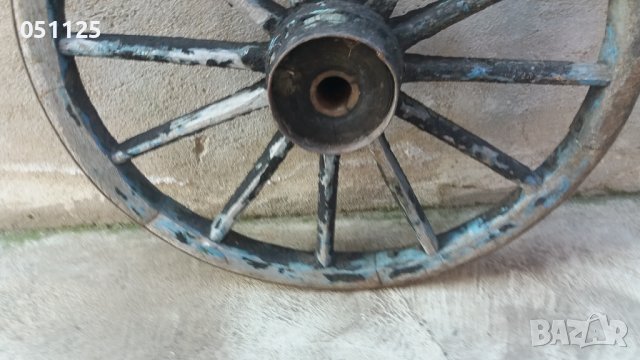 огромно масивно колело от файтон, двуколка , снимка 14 - Антикварни и старинни предмети - 39129310