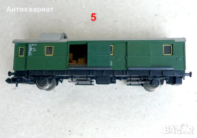 Товарни и пътнически вагони N (1:160) - от 5 до 8, снимка 5 - Колекции - 49361870