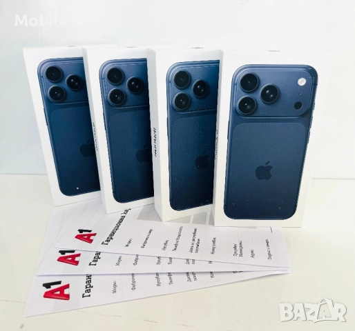 НОВ! НОВ! iPhone 17 Pro 256GB Deep Blue ГАРАНЦИЯ 24 Месеца!