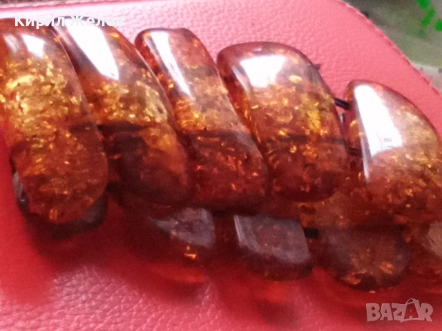 Гривна кехлебарена разтегливи 53794, снимка 16 - Гривни - 53517074