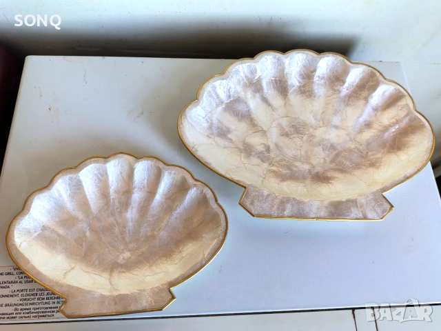 Прекрасни Седефени Плата, снимка 2 - Антикварни и старинни предмети - 53599639