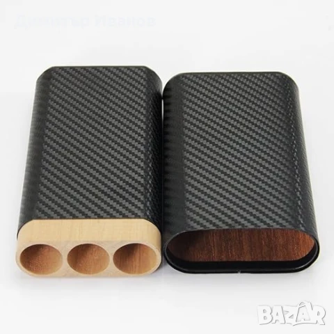 Cohiba кедров калъф със карбоново покритие за 3 пури, снимка 12 - Други - 50997768