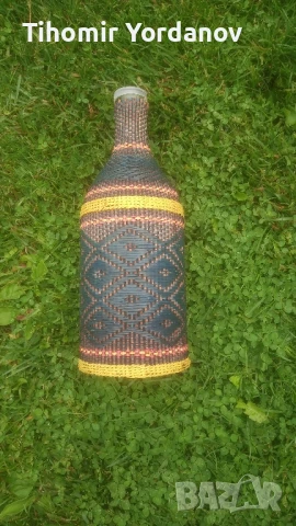 Плетена бутилка , снимка 17 - Антикварни и старинни предмети - 50942884