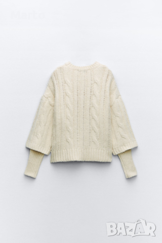 ZARA - дамски пуловери, снимка 3 - Блузи с дълъг ръкав и пуловери - 27093556