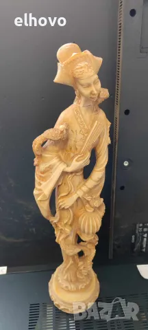 Китайска статуетка#1, снимка 6 - Антикварни и старинни предмети - 49296758