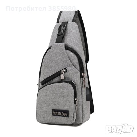 Мъжка чанта с USB, снимка 3 - Чанти - 42381199