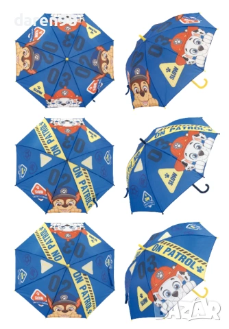 Детски Чадър Пес Патрул.ПРОМОЦИЯ!!!САМО НА ЕДРО! DARENLAND, снимка 2 - Чадъри - 27397177