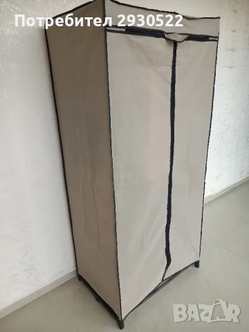 Сгъваем гардероб за дрехи, 75*50*160 см, снимка 3 - Гардероби - 49799488