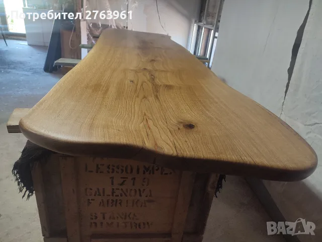 Дървен плот от вековен дъб, снимка 7 - Маси - 56249631