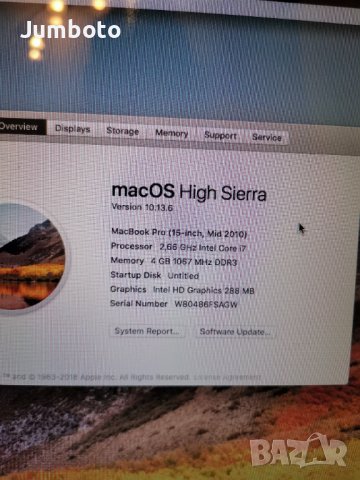 Macbook pro 15 2010 i7 на части , снимка 2 - Части за лаптопи - 38988913