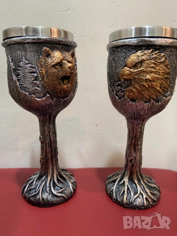 Чаша с релефно изображение на орел, снимка 3 - Други стоки за дома - 53662914