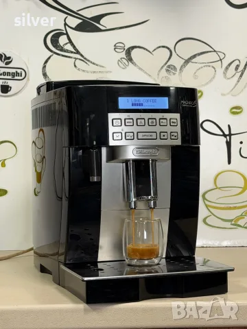 Кафемашина кафе автомат delonghi magnifica S CAPPUCCİNO с гаранция, снимка 4 - Кафемашини - 55934377
