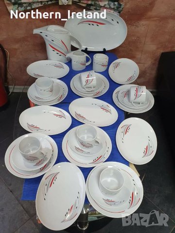 Български порцеланов сервиз за закуска , снимка 6 - Сервизи - 40346698