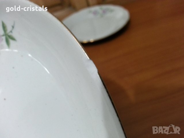 Стар български порцелан чинии, снимка 4 - Антикварни и старинни предмети - 36006524