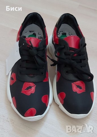 Love Moschino  -нови дамски сникърси ,н.37, снимка 3 - Кецове - 35716495
