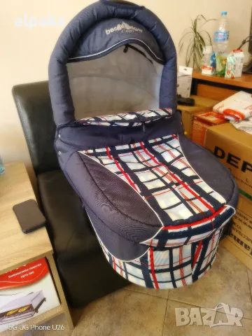 Бебешка количка Bergsteiger Capri 3 в 1 – КАТО НОВА (Пълен комплект), снимка 6 - Детски колички - 56132781