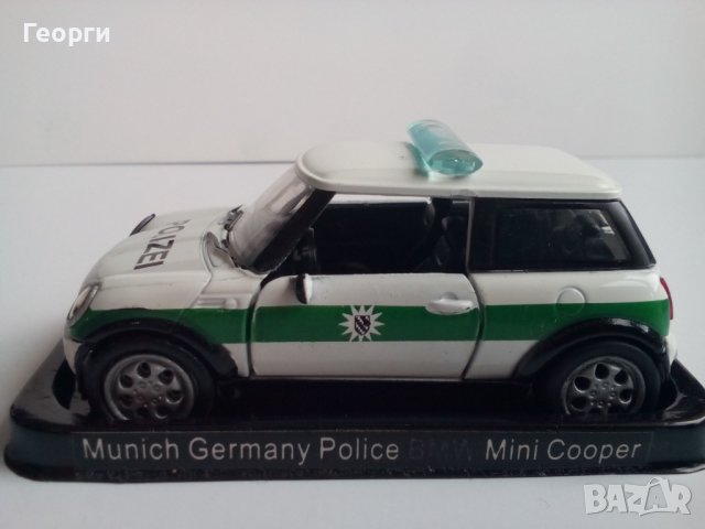 Количка макет умален модел автомобил мащаб 1/43 Mini Мини серия полицейски 1:43 без списание