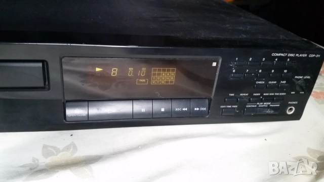 SONY CDP-311 COMPACT DISC PLAYER, снимка 5 - Аудиосистеми - 49989486