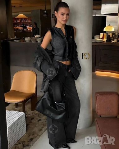 дамски комплект деним louis vuitton 