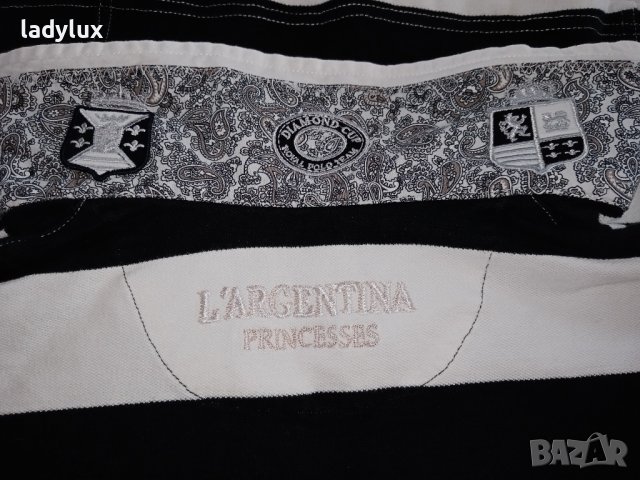 L'Argentina Polo Team, Оригинална и Уникална, Размер М. Код 2018, снимка 11 - Тениски - 41363723
