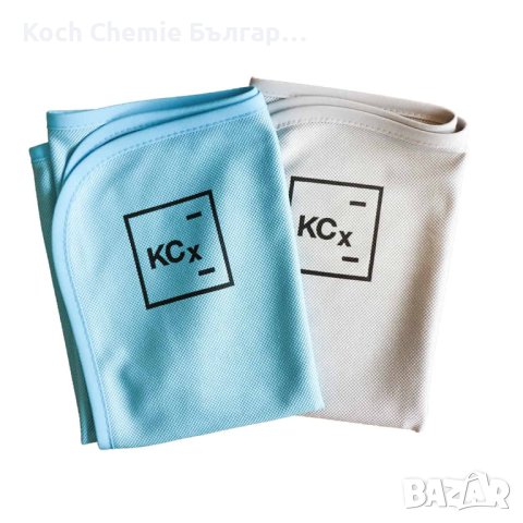 Комплект от две професионални кърпи за почистване на стъкла - Koch Chemie Pro Glass Towel, снимка 2 - Автомивки - 41535445