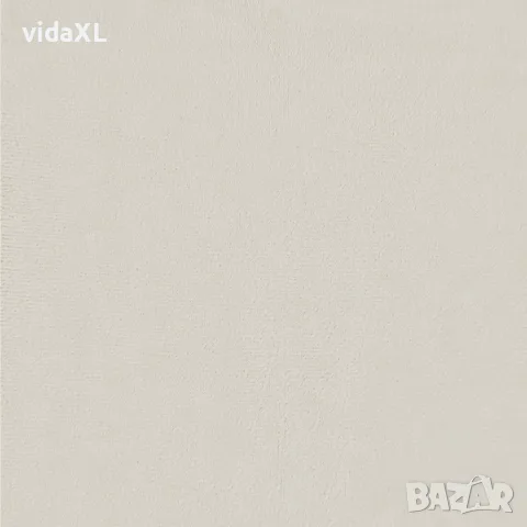 vidaXL Диван с възглавници 2-местен кремаво кадифе, снимка 8 - Дивани и мека мебел - 56147373