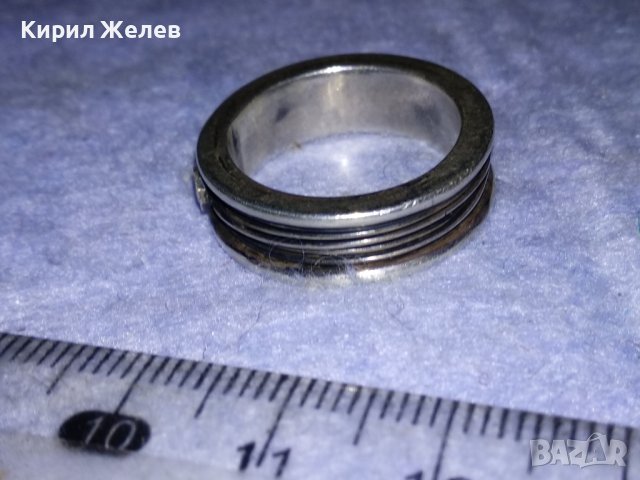 ДИАМАНТЕН СКЪПОЦЕНЕН СРЕБЪРЕН АРТ ПРЪСТЕН ОКСИДИРАНО СРЕБРО 925 с 2 ЛАБОРАТОРНИ БРИЛЯНТА 38296, снимка 12 - Пръстени - 40932513