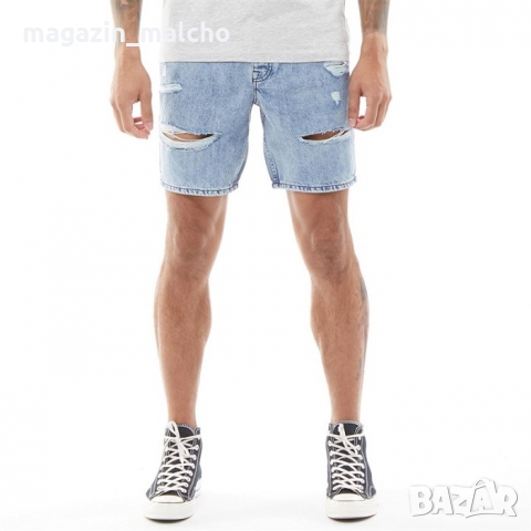 МЪЖКИ КЪСИ ДЪНКИ – JACK AND JONES Rick Original AKM 723 Shorts; размери: L и XL, снимка 2 - Къси панталони - 36105518