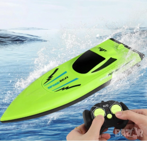 SpeedBoat, водоустойчива RC лодка за деца и начинаещи, снимка 5 - Коли, камиони, мотори, писти - 52137368
