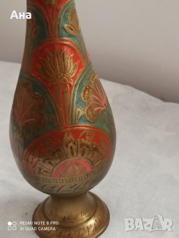 Красива бронзова ваза, снимка 2 - Вази - 39411230
