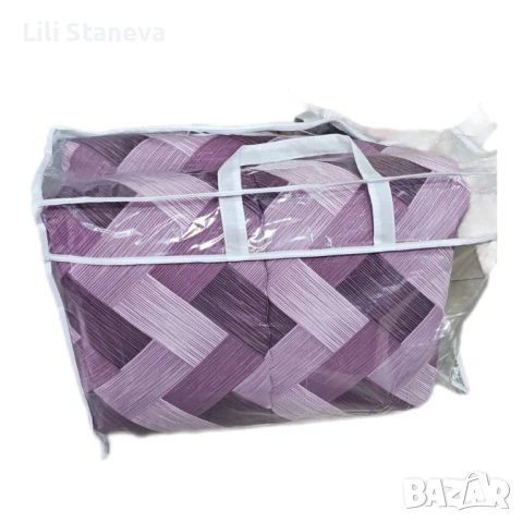 Олекотен юрган,с цветни елементи,200 x 220 см. , снимка 6 - Олекотени завивки и одеяла - 51119079