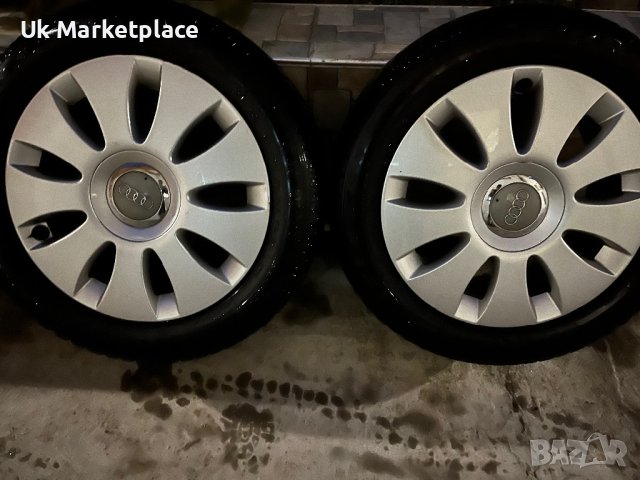 Джанти с гуми Audi 16 5x112, снимка 3 - Гуми и джанти - 39890662