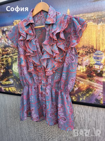 Ефирна блузка, снимка 4 - Тениски - 41689762