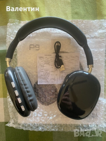 Безжични слушалки P9 нови с поддръжка на TF карта