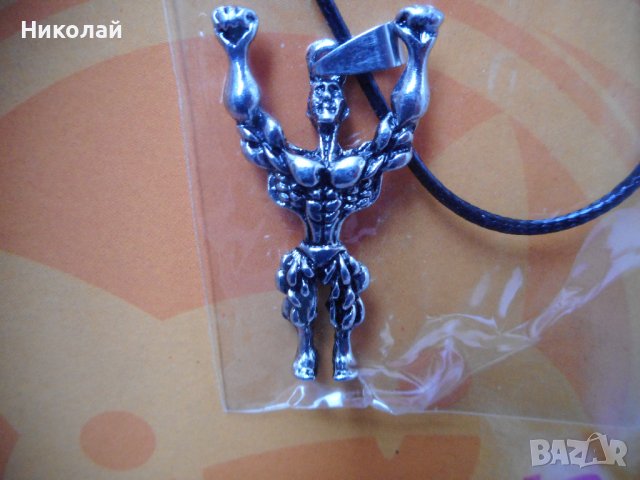 Фитнес / бодибилдинг колие от стомана, снимка 4 - Колиета, медальони, синджири - 44181755