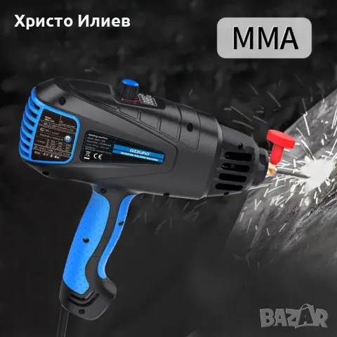Електрожен Заваръчен апарат Пистолет за пръчково заваряване с електроди 220V цифров контрол на тока, снимка 3 - Други инструменти - 50001459