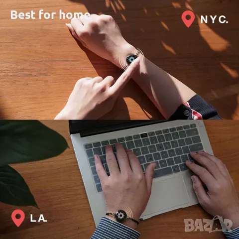 Totwoo Гривна Sun Touch с единично въже Milan, снимка 3 - Смарт гривни - 50104292