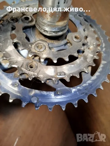 Курбел със средно движение за велосипед колело Shimano deore lx fc m 571, снимка 2 - Части за велосипеди - 49311890