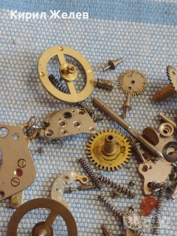 Части за часовници стари редки за КОЛЕКЦИЯ ЧАСТИ 43544, снимка 4 - Антикварни и старинни предмети - 44819302