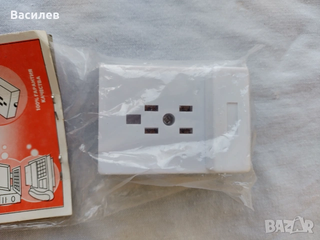 Розетка подходяща за факс и телефон, 2 x 6P4C, снимка 5 - Стационарни телефони и факсове - 53681603