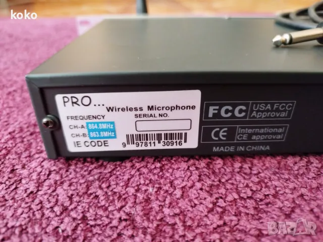 Трансмитер за безжичен микрофон wireless , снимка 6 - Микрофони - 49440999