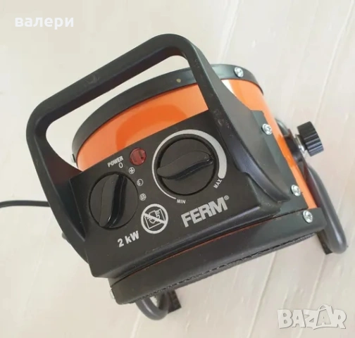 Продавам мощна електрическа духалка FERM 2kW,, снимка 4 - Отоплителни печки - 53847132