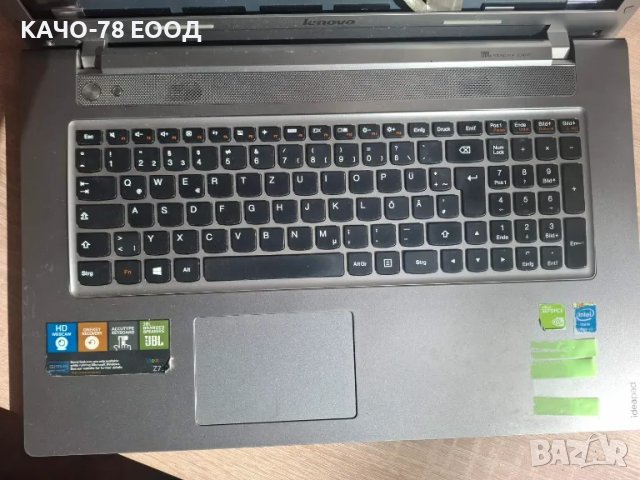 Лаптоп Lenovo Z710, снимка 2 - Части за лаптопи - 49914512