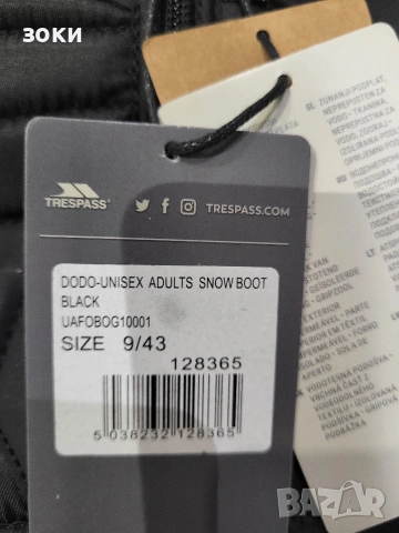 Топли боти Trespass, снимка 2 - Мъжки боти - 53122353