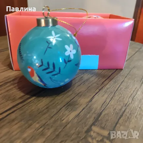 Коледни керамични топки за елха, снимка 2 - Декорация за дома - 48063523